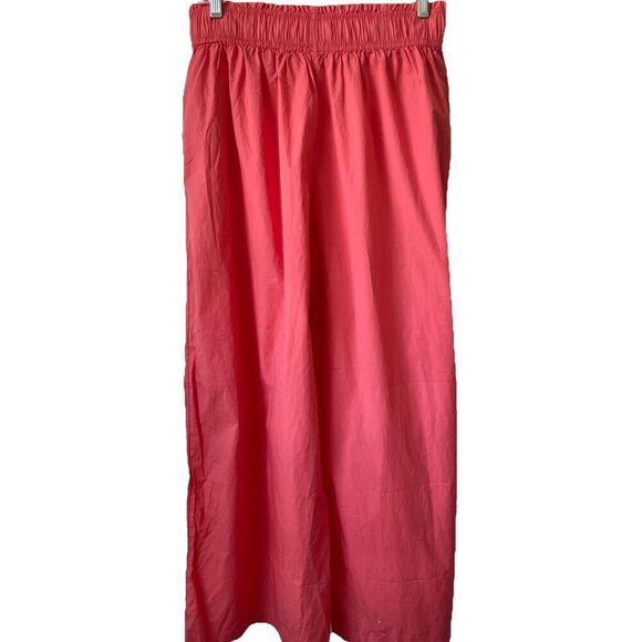 FP Free People Beach Wide Leg Pants Women’s Pull On Beach Cotton Light Medium - Picture 6 of 7